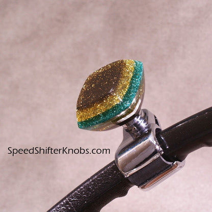 BRODY KNOB, Spinner Knob, Necker Knob, Handmade in Any Color Metalflake