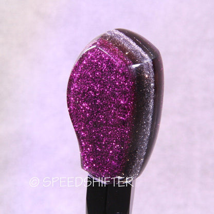 Burgundy Metal Flake Shift Knob: Universal Fit, Handmade Acrylic