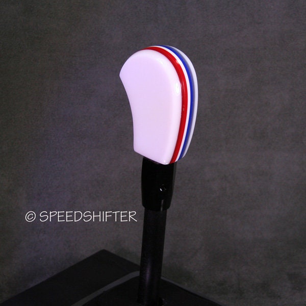 Handmade Red, White, and Blue Shift Knob - Universal Fit