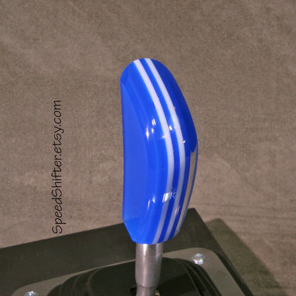 Cyan Blue Acrylic Shift Knob: Hot Rod, Rat Rod, Sports Car