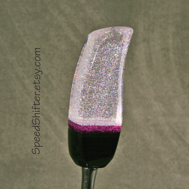 HOLOGRAPHIC with Purple and Black. SHIFT KNOB, Specific Thread or Universal Fit.  For your Hot Rod, Rat Rod, Cool Ride, Sports Car, Fast C