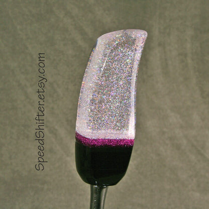 HOLOGRAPHIC with Purple and Black. SHIFT KNOB, Specific Thread or Universal Fit.  For your Hot Rod, Rat Rod, Cool Ride, Sports Car, Fast C