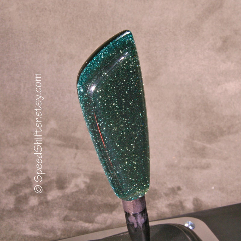 Green, SHIFT KNOB  Metallic, Metal Flake, For your Hot Rod, Rat Rod, Cool Ride, Sports Car, Fast Car