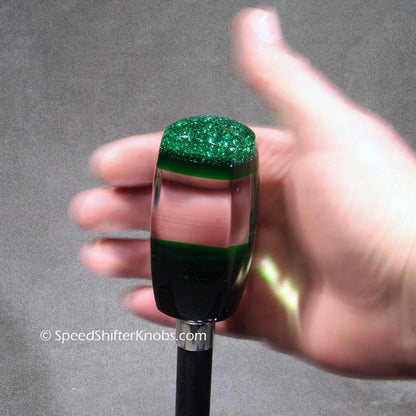 Green, SHIFT KNOB  Metallic, Metal Flake, For your Hot Rod, Rat Rod, Cool Ride, Sports Car, Fast Car
