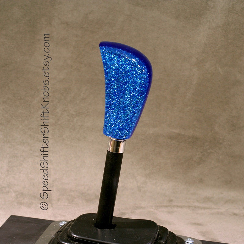 BLUE on Blue KNOB, Shift Knob, For your Hot Rod, Rat Rod, Cool Ride, Sports Car - Specific Thread Mount or Universal Fit.