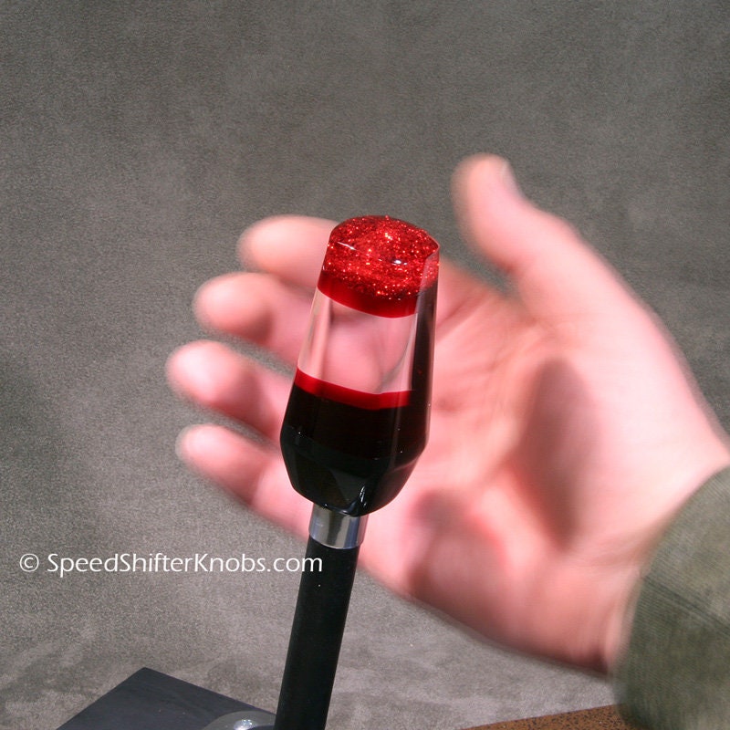 Red SHIFT KNOB, Metallic, Metal Flake, For your Hot Rod, Rat Rod, Cool Ride, Sports Car, Fast Car