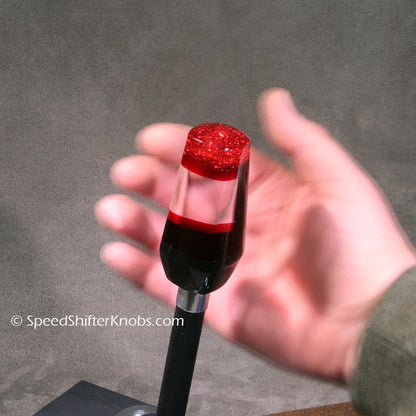 Red SHIFT KNOB, Metallic, Metal Flake, For your Hot Rod, Rat Rod, Cool Ride, Sports Car, Fast Car