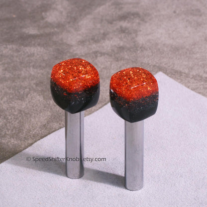 Customizable Car Metalflake DOOR LOCK Knobs (set of 2) - Old School Car - Any Color, Made to Order