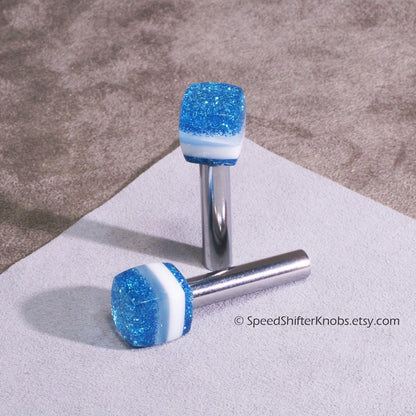 Customizable Car DOOR LOCK Knobs: Metalflake, Any Color (Set of 2) Made to Order, Old-School Hot Rod and Custom Car