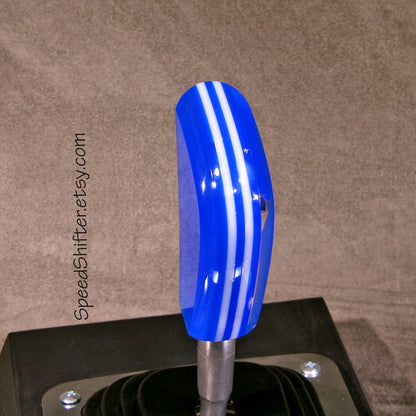 Cyan Blue Acrylic Shift Knob: Hot Rod, Rat Rod, Sports Car