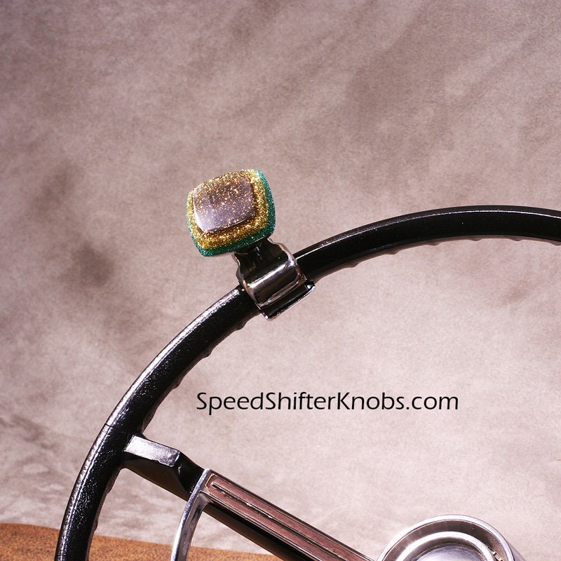 BRODY KNOB, Spinner Knob, Necker Knob, Handmade in Any Color Metalflake