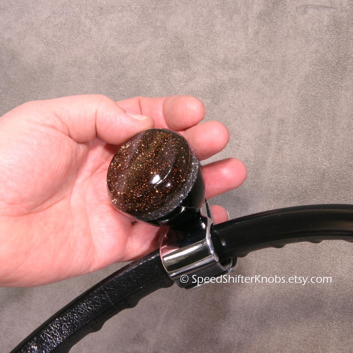 BRODY KNOB, Spinner Knob, Necker Knob, Custom Made in Any Color Metalflake