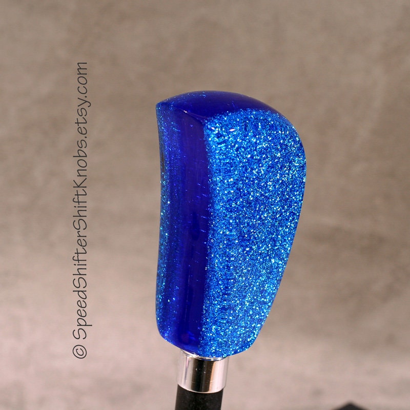 BLUE on Blue KNOB, Shift Knob, For your Hot Rod, Rat Rod, Cool Ride, Sports Car - Specific Thread Mount or Universal Fit.
