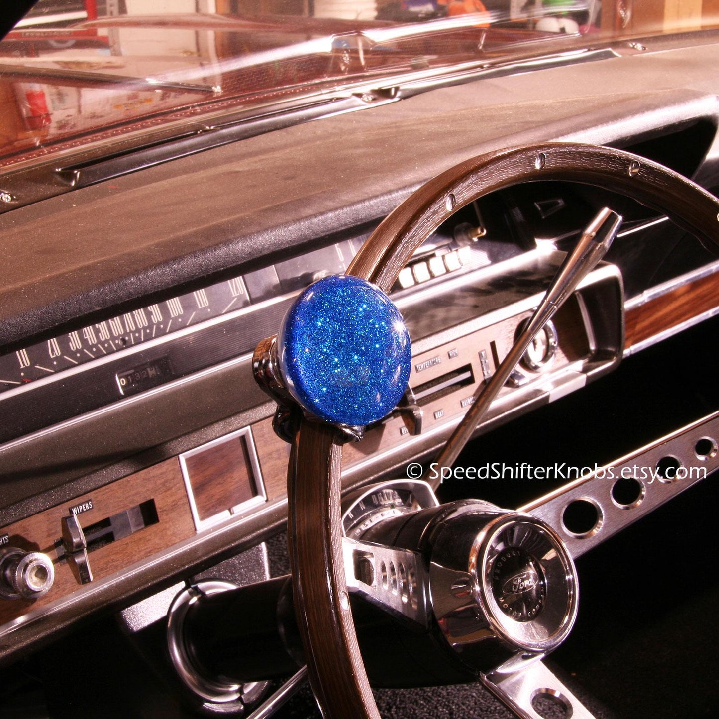 BRODY KNOB, Spinner Knob, Necker Knob, Custom Made in Any Color Metalflake