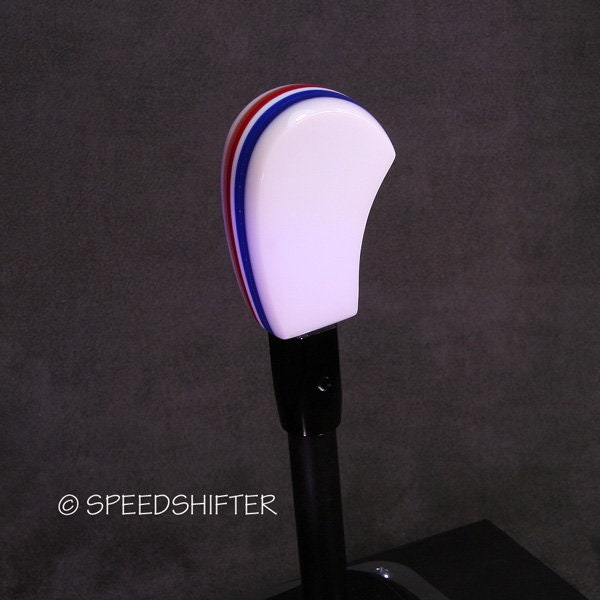 Handmade Red, White, and Blue Shift Knob - Universal Fit