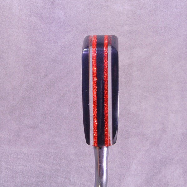 Metal Flake Orange and Smoke Gray SHIFT KNOB, Universal Fit, for your Hot Rod, Rat Rod, Cool Ride, Sports Car, Fast Car, Slow Car