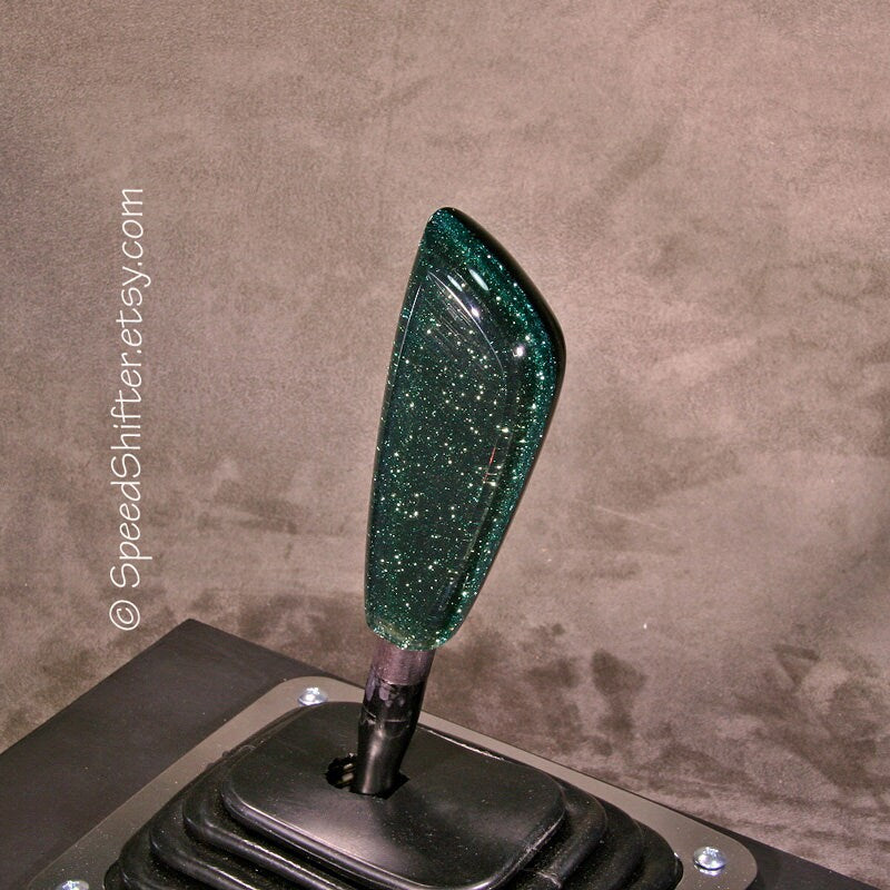 Green, SHIFT KNOB  Metallic, Metal Flake, For your Hot Rod, Rat Rod, Cool Ride, Sports Car, Fast Car