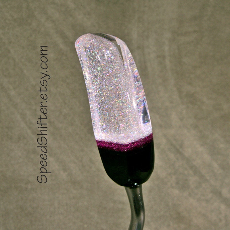 HOLOGRAPHIC with Purple and Black. SHIFT KNOB, Specific Thread or Universal Fit.  For your Hot Rod, Rat Rod, Cool Ride, Sports Car, Fast C