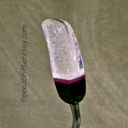 HOLOGRAPHIC with Purple and Black. SHIFT KNOB, Specific Thread or Universal Fit.  For your Hot Rod, Rat Rod, Cool Ride, Sports Car, Fast C
